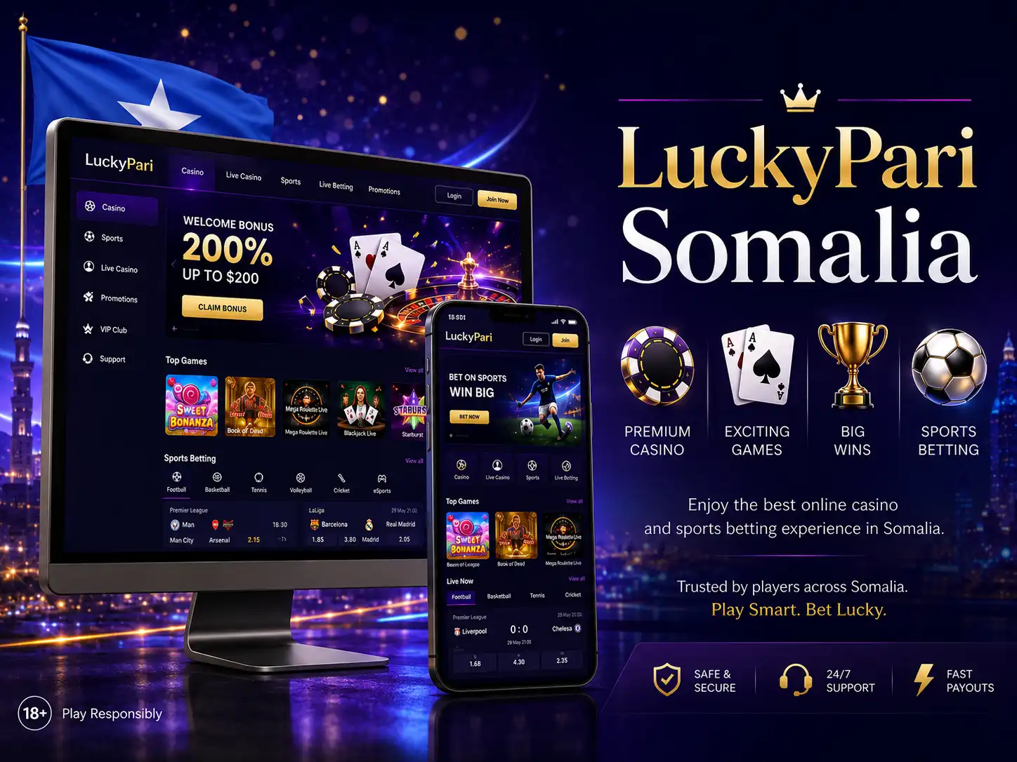Luckypari Somalia Casino Review And Player Guide 2026