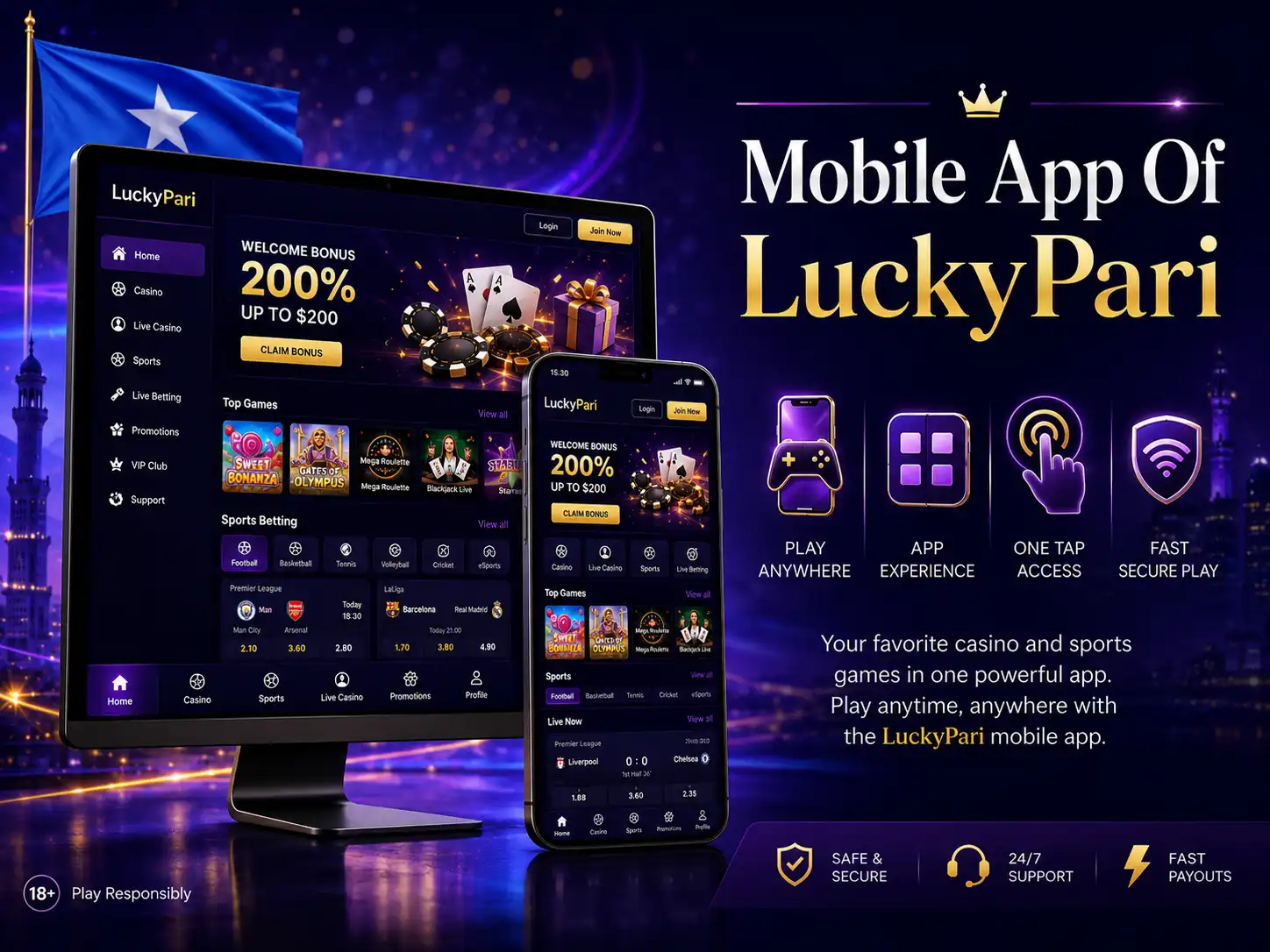 Mobile App Of LuckyPari