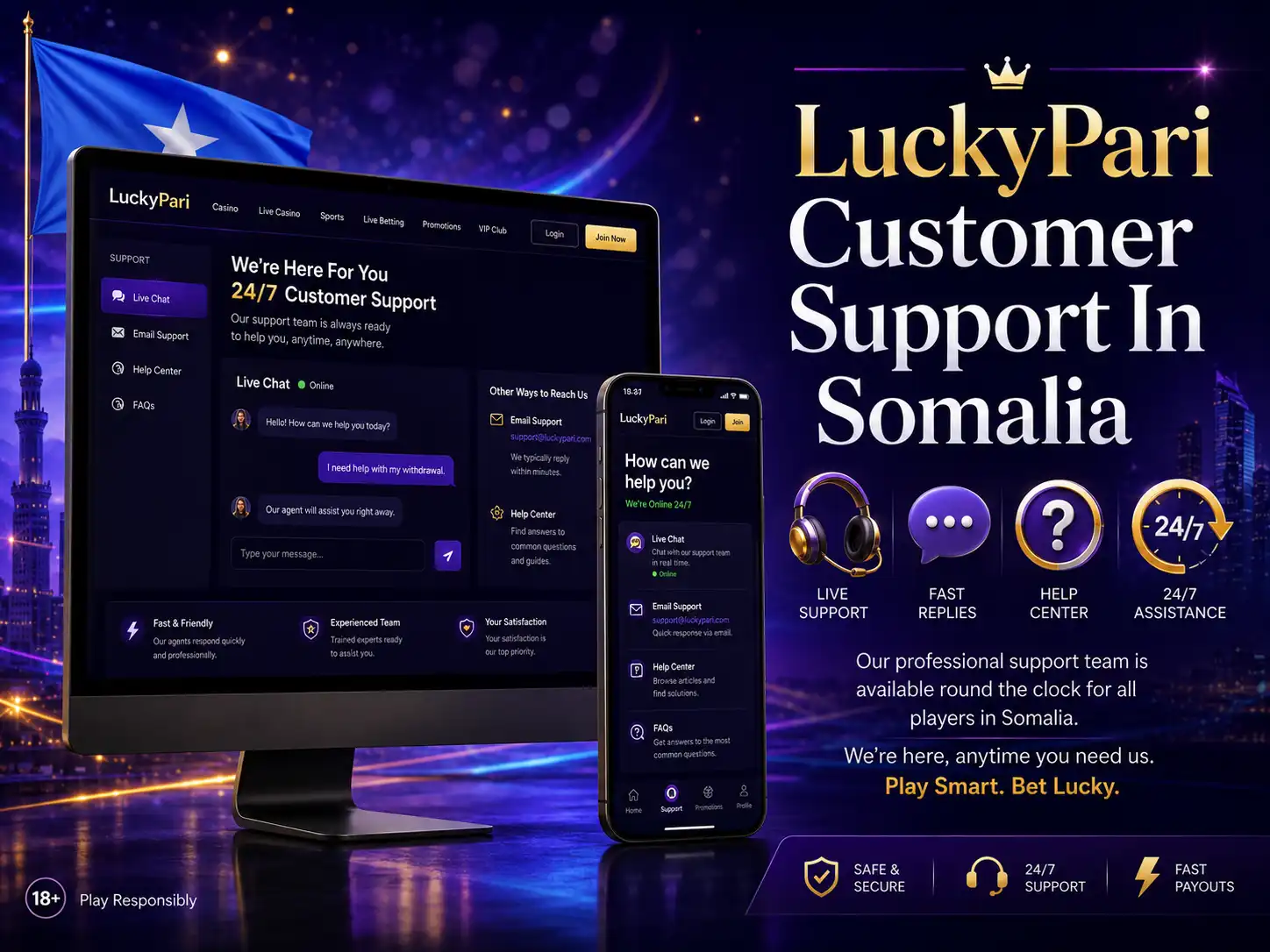 Customer Support In Somalia