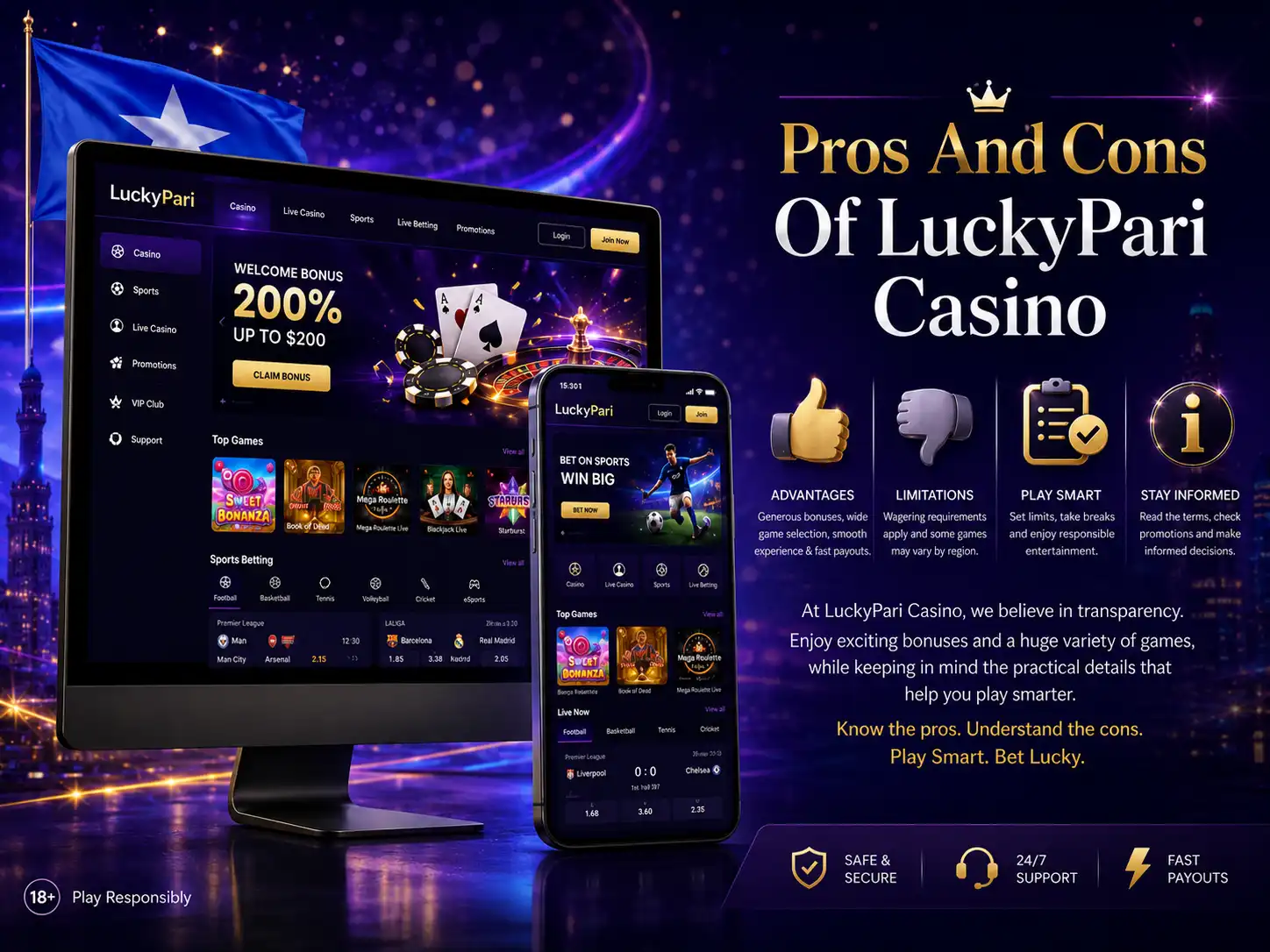 Pros And Cons Of LuckyPari Casino